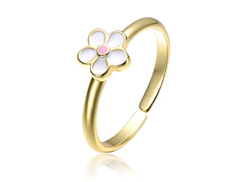 14K Gold Plated over Sterling Silver with Tiffany Blue Enamel