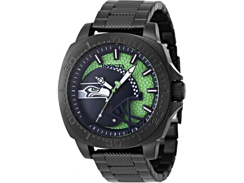 Invicta NFL 46mm Seattle Seahawks Quartz Watch - 1M146V | JTV