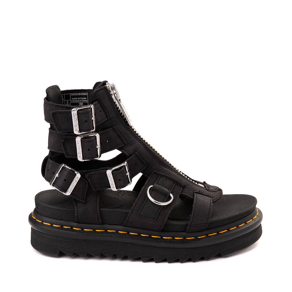 Womens Dr. Martens Olson Gladiator Sandal - Charcoal Grey | Journeys