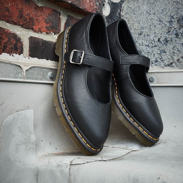 Womens Dr. Martens Elphie Mary Jane Casual Shoe - Black | Journeys