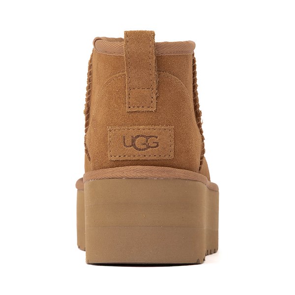 Womens UGG® Classic Ultra Mini Platform Boot - Chestnut