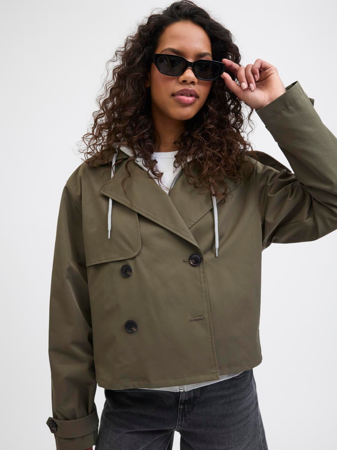 JXCARLIE Trench coat | Dark Green | JJXX®