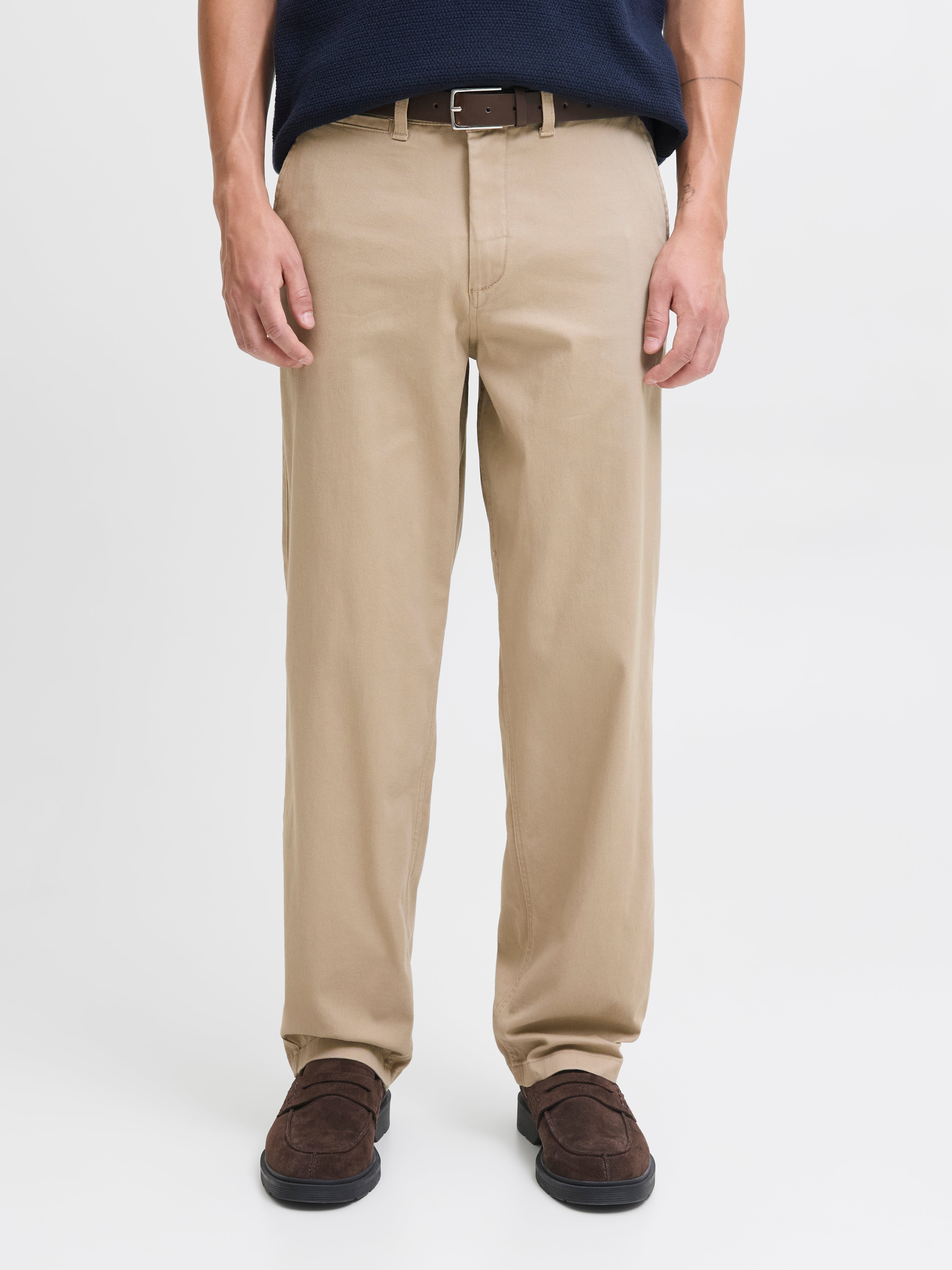 Loose Fit Chino pants | Beige | Jack & Jones®