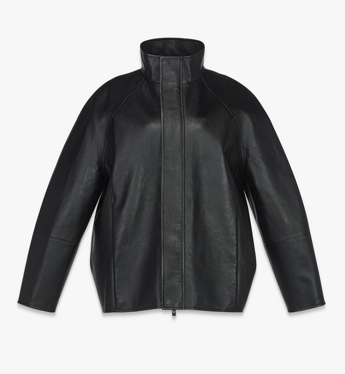 Small Black Label ブルゾン レザージャケット ブラック | MCM ®JP