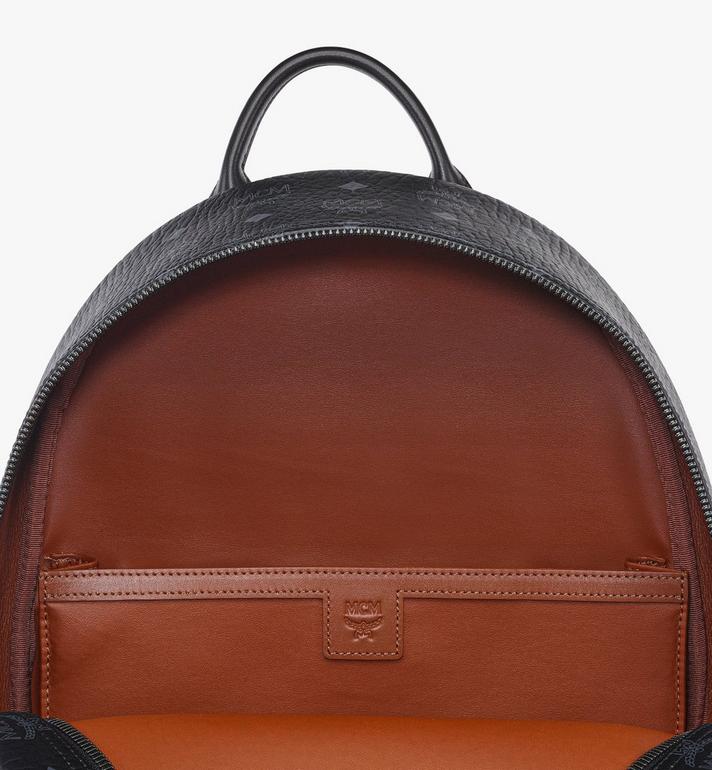 Medium Stark Side Studs Backpack in Visetos Black | MCM ®US