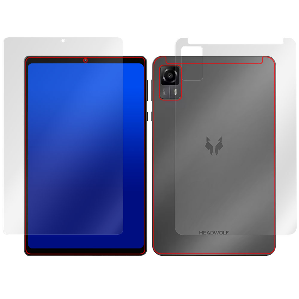 HEADWOLF FPad7 用 保護フィルム | 表面・背面セット, 高光沢・AR反射