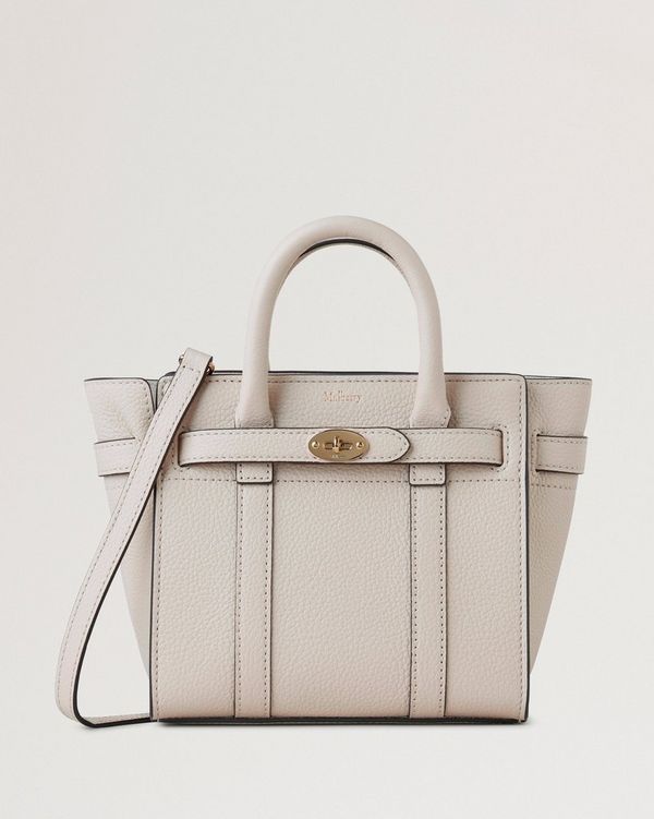 Mulberry | マイクロ ジップド ベイズウォーター | チョーク スモール