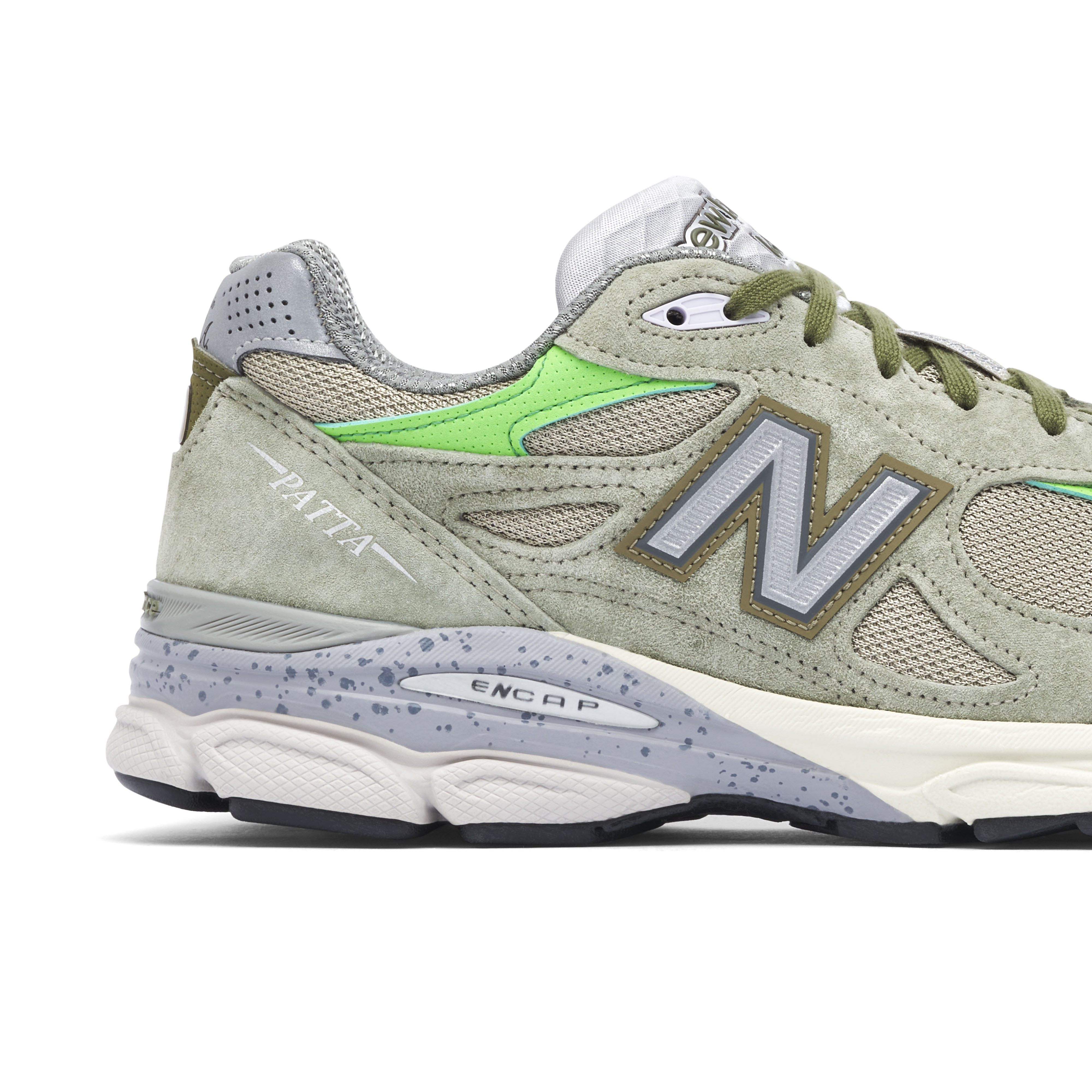 New Balance 990v3 x Patta Olive | M990PP3 | Laced