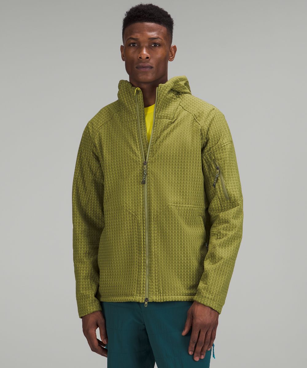 Water-Repellent Grid Fleece Hiking Jacket | Lululemon JP
