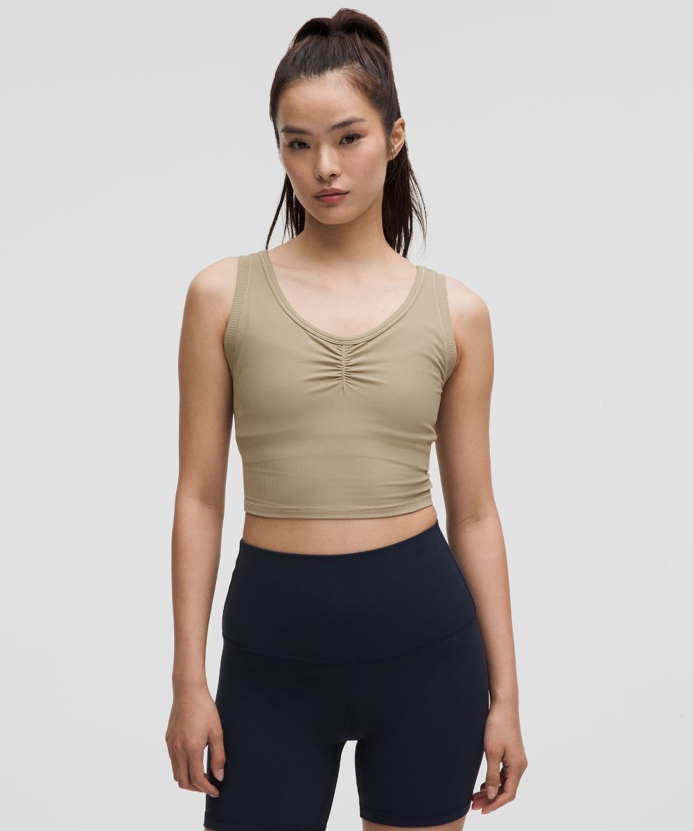 All It Takes リブNulu バックカットアウトタンクトップ | タンク