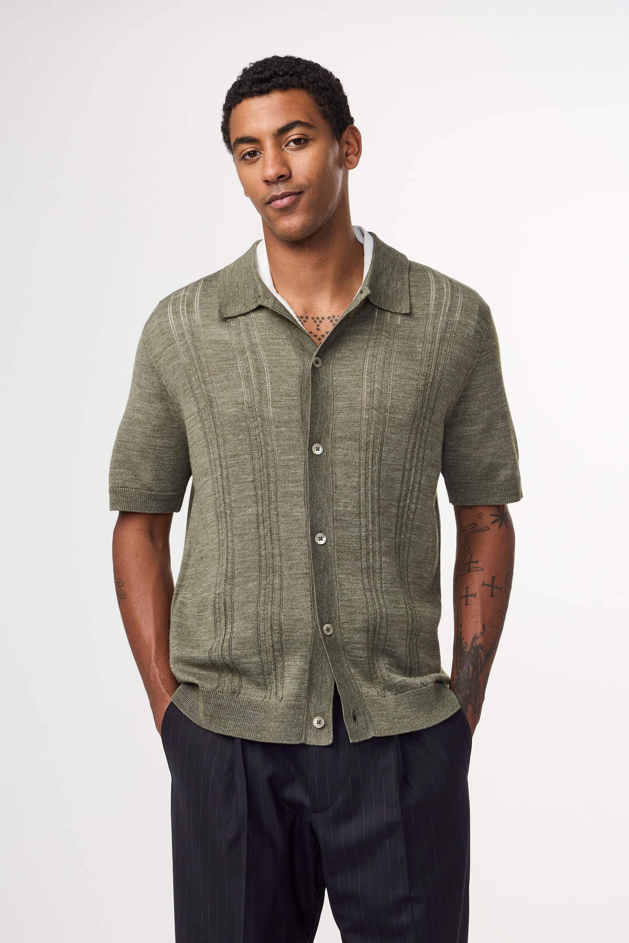 Thor 6584 men's cardigan - Capers - Buy online at NN.07®