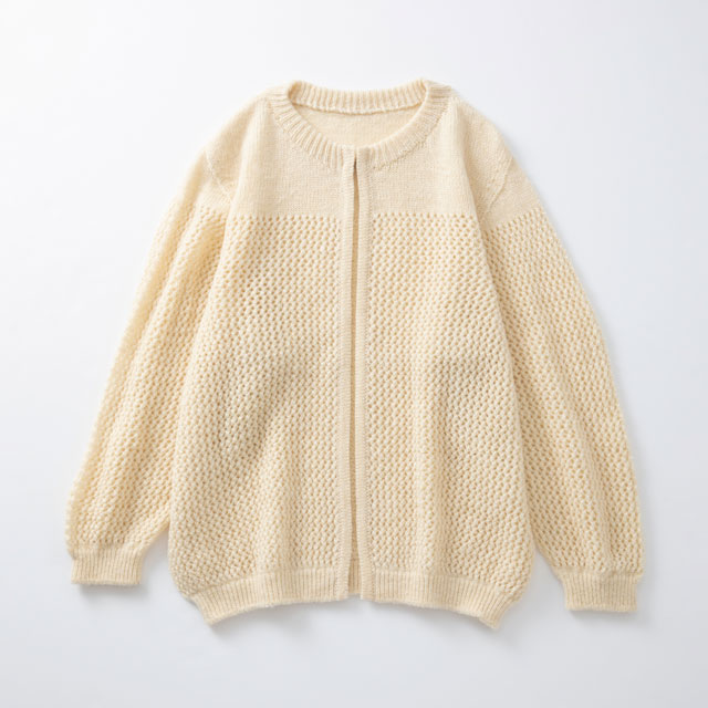 ヘンプ混ウールの透かし編みカーディガン｜衣料品｜中川政七商店 公式