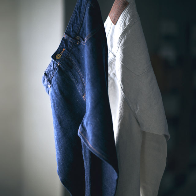 麻のデニムパンツ｜衣料品｜中川政七商店 公式サイト