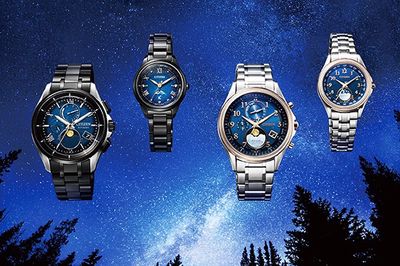 シチズン「アテッサ」に限定モデル、月面探査プロとのコラボした