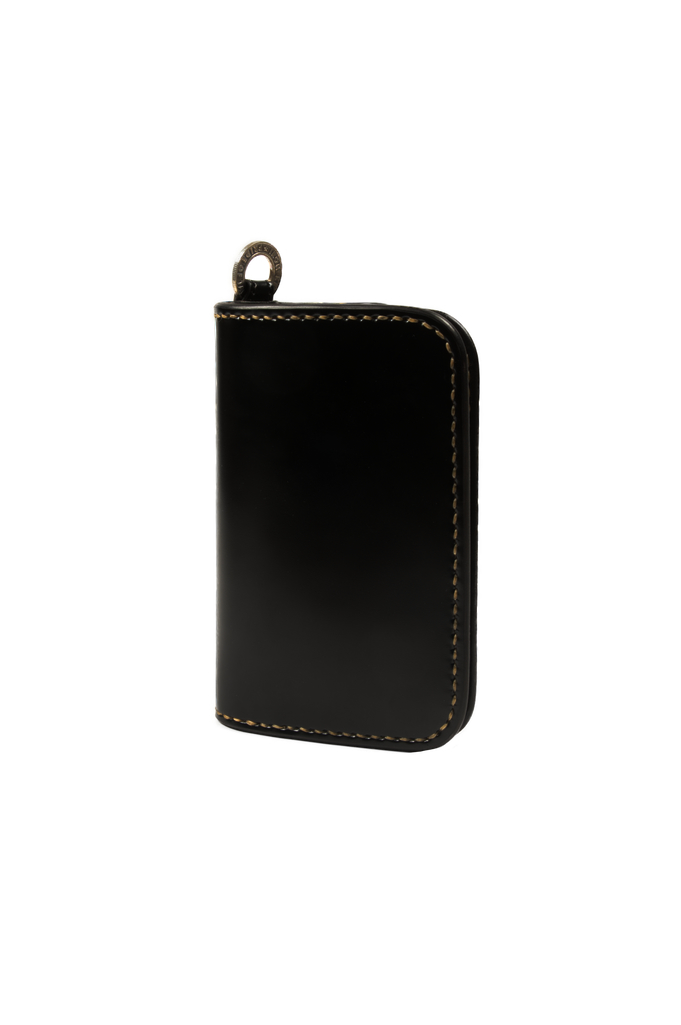Iron Heart Cordovan Mid-Length Wallet - IHG-02-BLK - Black