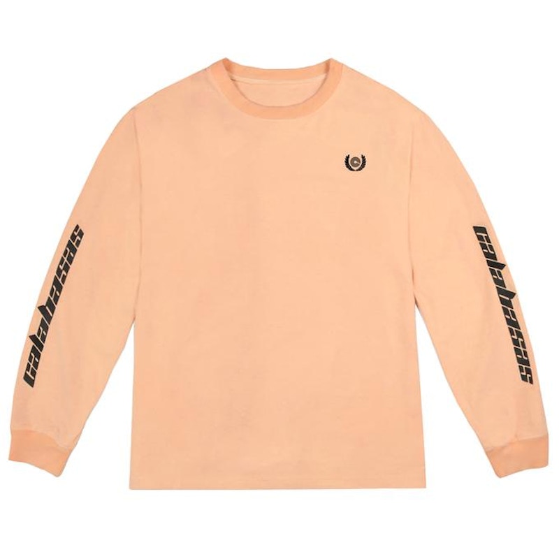 adidas Yeezy Calabasas Long Sleeves Tee Neon Orange - FW17 - US