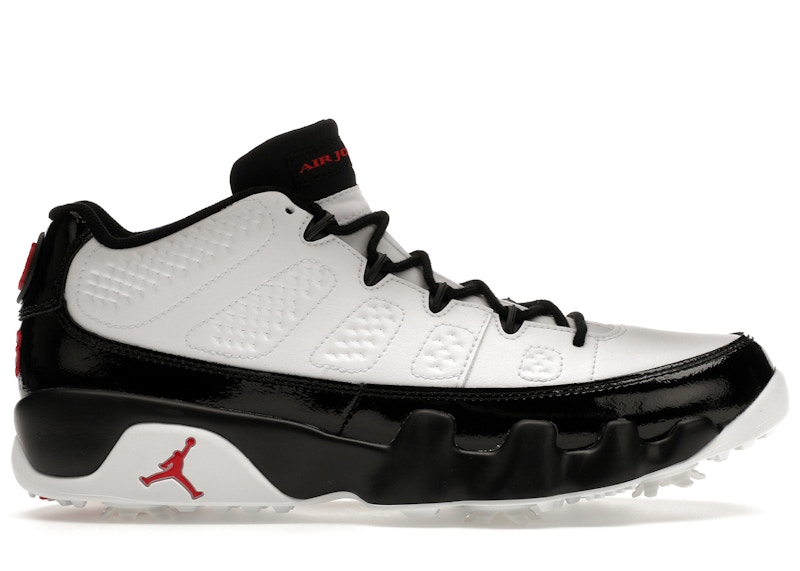Jordan 9 Retro Low Golf White Black True Red Men's - FJ5934-100 - US
