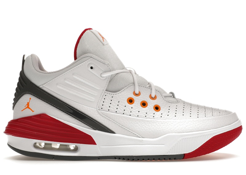 Jordan Max Aura 5 White Cardinal Red Men's - DZ4353-160 - US