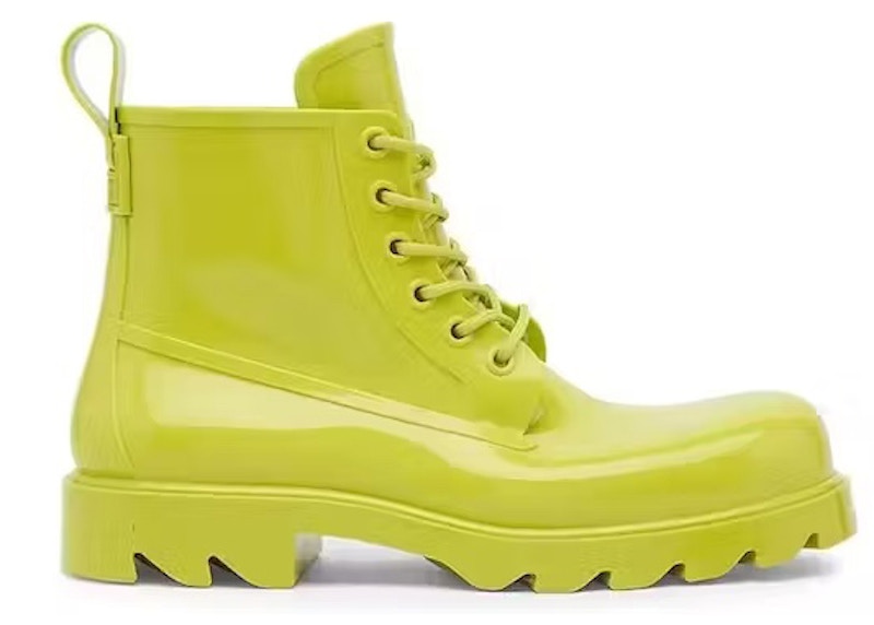 Bottega Veneta Stride Lace Up Ankle Boot Kiwi Men's