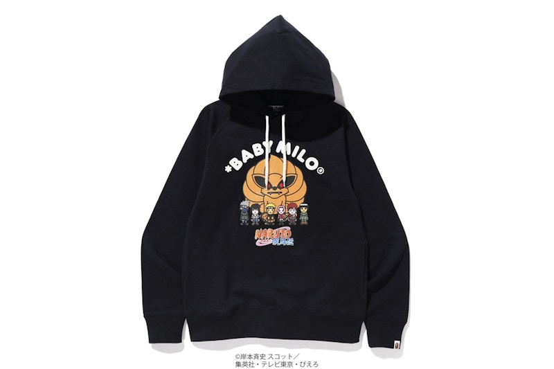 BAPE x Naruto Pullover Hoodie Black Men's - FW18 - US
