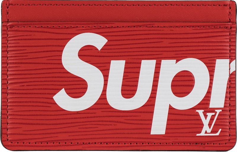 Louis Vuitton x Supreme Porte Carte Simple Epi Red - GB
