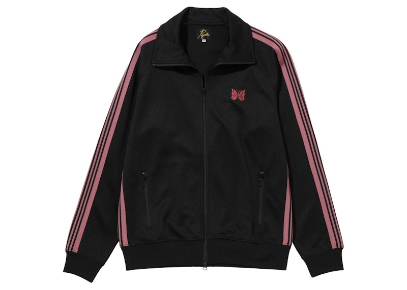 Needles Track Jacket Black/Pink Men's - FW22 - US