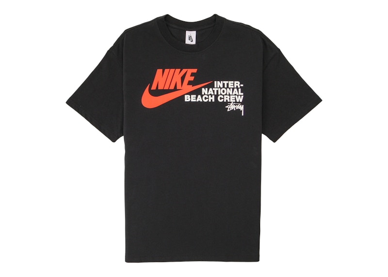 Nike x Stussy International Beach Crew T-Shirt Black Men's - SS20 - US