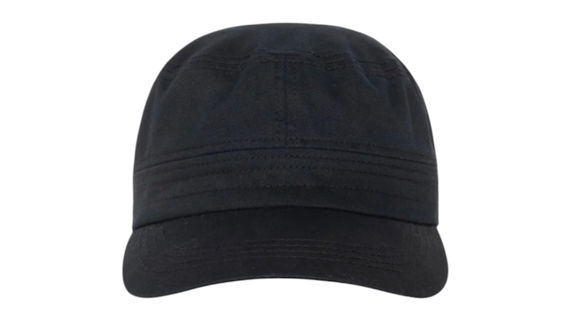 Stussy Helvetica Logo Cadet Cap Black Men's - SS25 - US