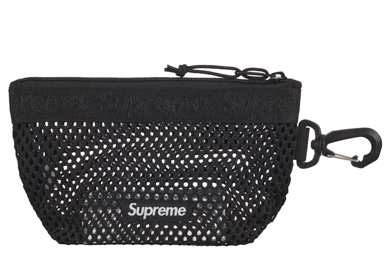 Supreme Mesh Mini Pouch Black - SS25 - US