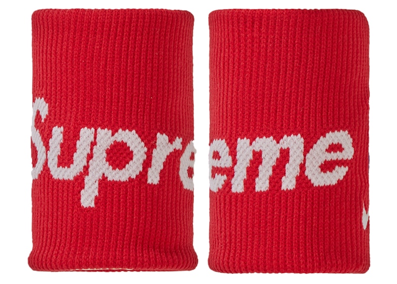 Supreme Nike NBA Wristbands (Pack Of 2) Red - SS19 - US