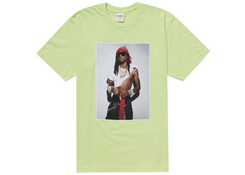 Supreme Playboi Carti Tee Pale Green Men's - FW25 - US