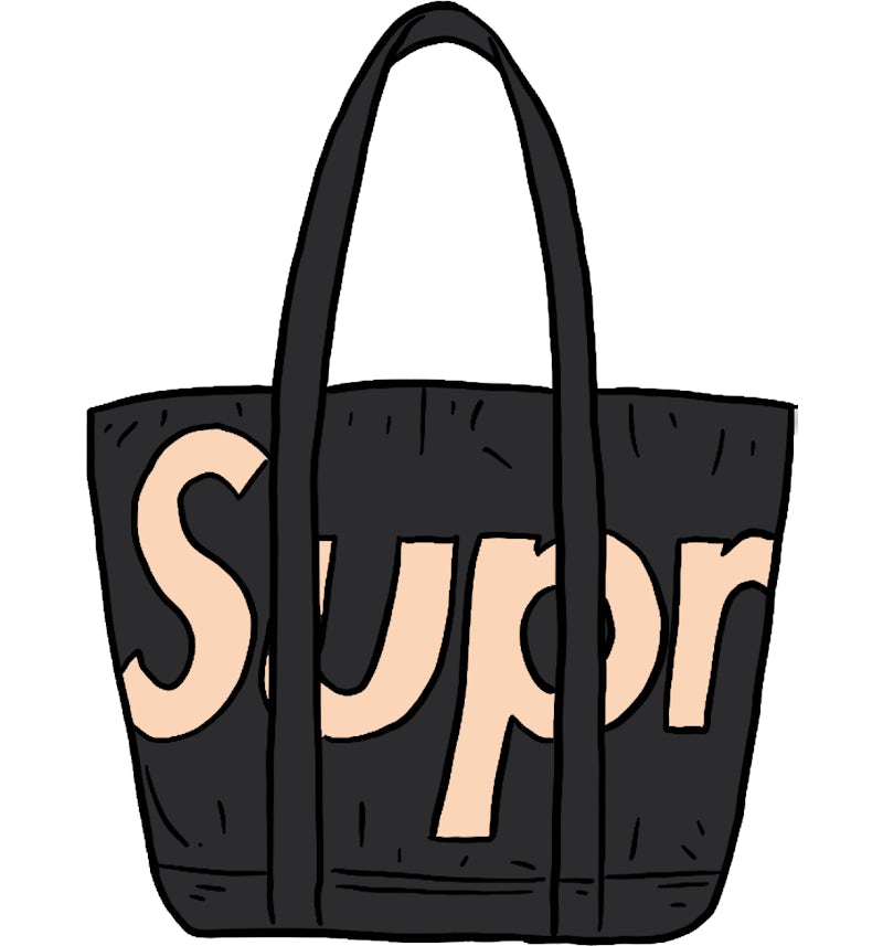 Supreme Raffia Tote Black - SS20 - US