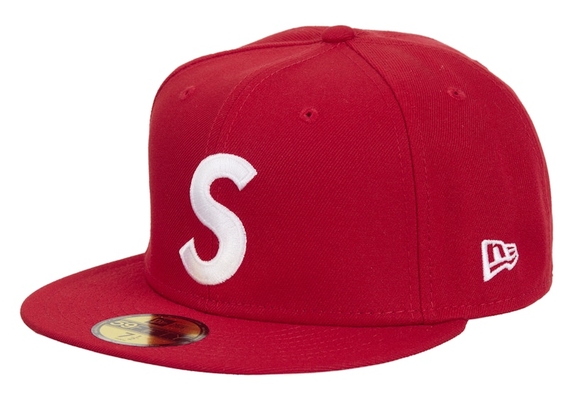 Supreme Screw Ball S Logo New Era 59Fifty Fitted Hat Red - FW24 - US