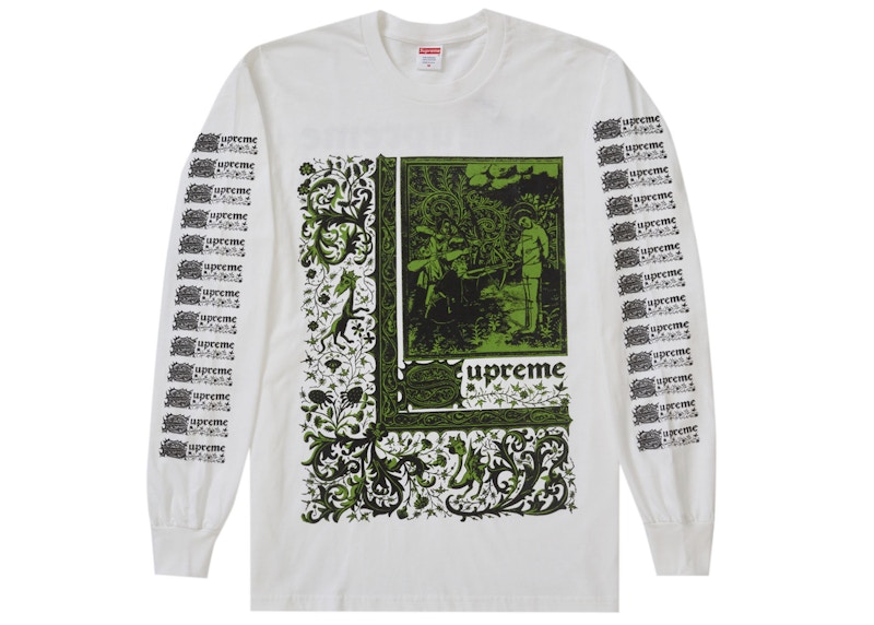 Supreme Saint Sebastian L/S Tee White Men's - SS24 - US