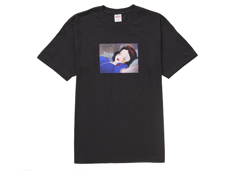 Supreme Snow White Tee Black Men's - FW24 - US