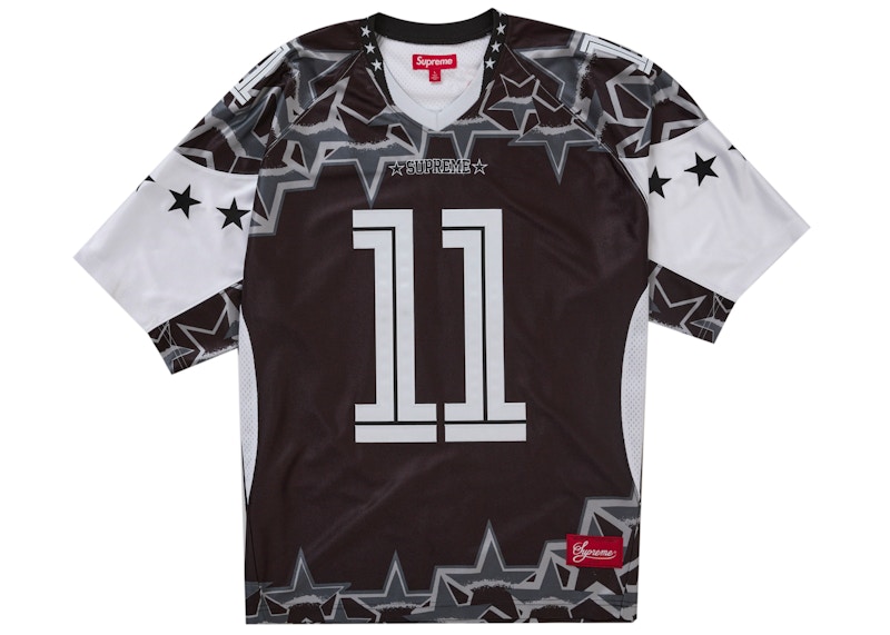 Supreme Stars Football Jersey Black Men's - SS25 - US