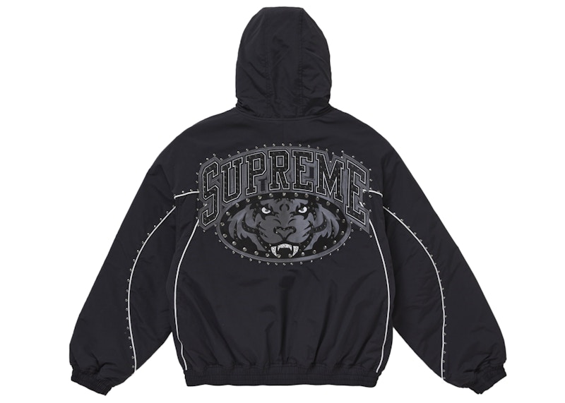 Supreme Studded Stadium Jacket Black Men's - SS25 - GB