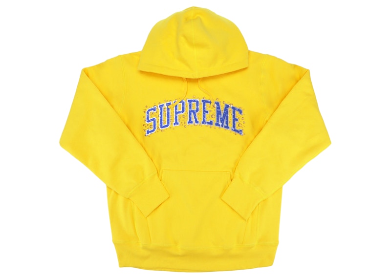 Supreme Water Arc Hooded Sweatshirt Yellow Men's - FW18 - US