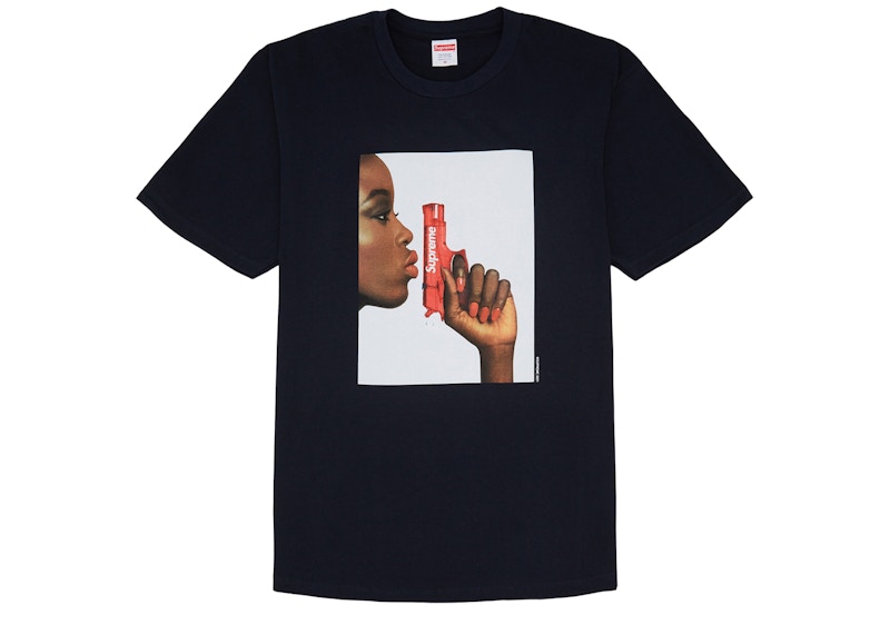 Supreme-Water-Pistol-Tee-Navy.