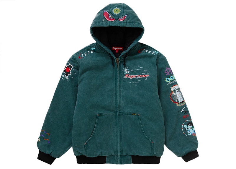 Supreme AOI Hooded Work Jacket Teal Men's - SS24 - US