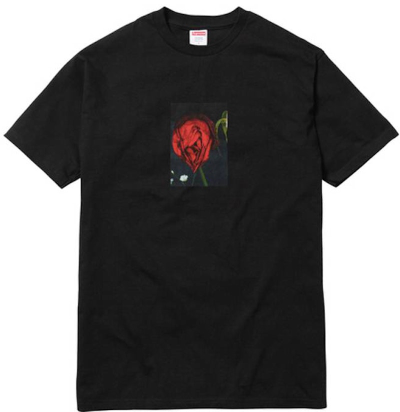 Supreme Araki Rose Tee Black Men's - FW16 - US