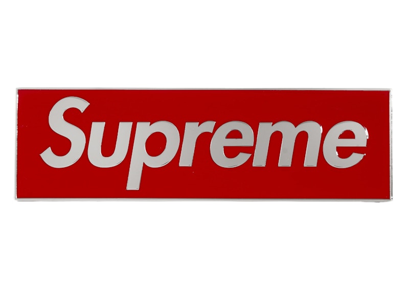 Supreme Box Logo Car Emblem Red - FW25 - US