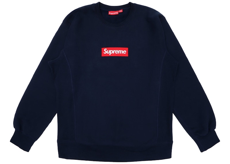 Supreme-Box-Logo-Crewneck-Navy