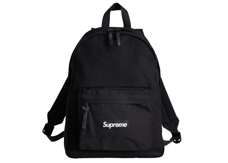 Supreme Canvas Backpack Black - US