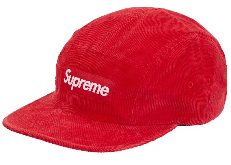 Supreme Corduroy Camp Cap (FW23) Red - FW23 - US