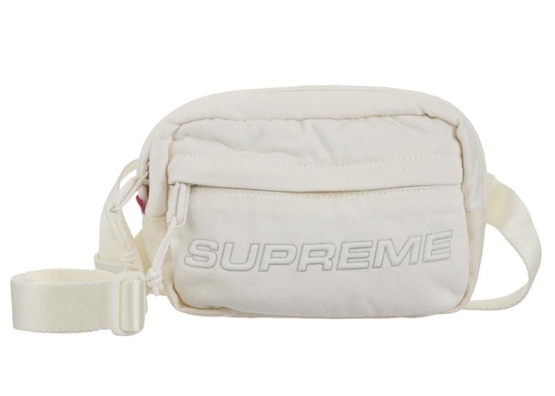 Supreme Denim Mini Shoulder Bag White - FW25 - US