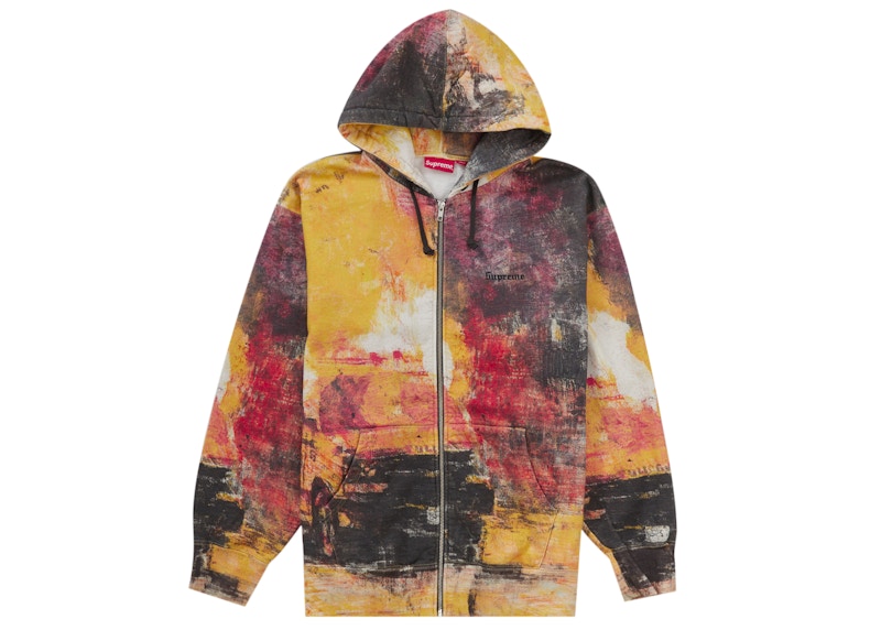 Supreme Fire Zip Up Hooded Sweatshirt Multicolor Men's - FW22 - US