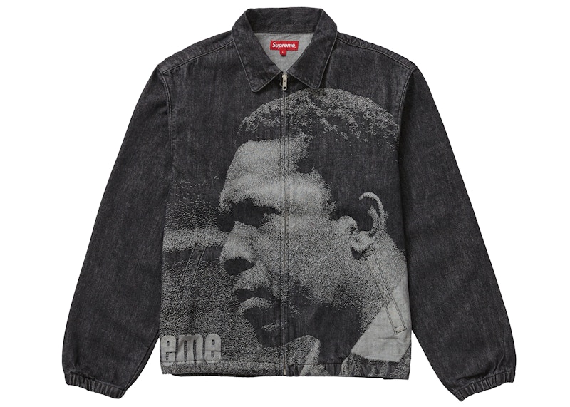Supreme John Coltrane A Love Supreme Denim Harrington Jacket Black