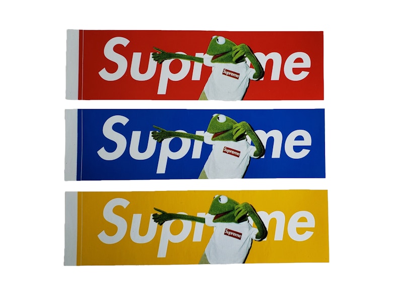 Supreme Kermit The Frog Box Logo Sticker Set - US