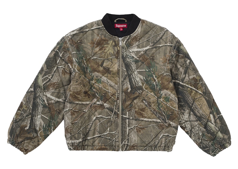 Supreme Zip-Off Sleeve Quilted Bomber Jacket Realtree AP Camo